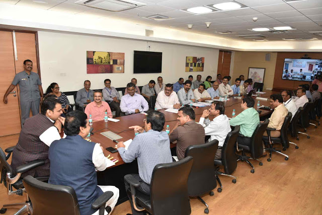 MNAIMAGE74230Hon CM Meeting about Video Conf and Water Cup Competition 2