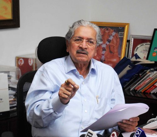 Min Subhash Desai Press Conf 1