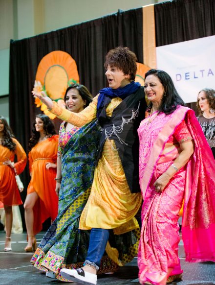 Kiran Agnihotri ,designer Rohit Verma, Dr Paddy Sharma at IACA’s 2019 FESTIVAL OF INDIA, Atlanta.