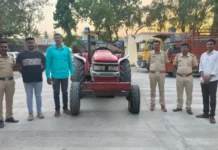गेवराई: अवैध वाळू वाहतुकीवर कारवाई, 8 लाखांचा ट्रॅक्टर जप्त