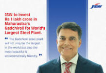 गडचिरोली ‘स्टील हब’: JSW समूहाकडून २५ दशलक्ष टनांच्या प्रकल्पाची मोठी घोषणा!
