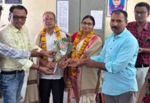 मुख्याध्यापिका रेखा पटले यांचा सेवानिवृत्तीपर सत्कार