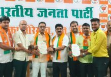 गोरेगाव तालुक्यात भारतीय जनता युवा मोर्चाची नवी कार्यकारिणी जाहीर..
