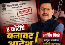 जिल्हाधिकाऱ्यांच्या बनावट लेटरहेडचा वापर करून ४ कोटींची फसवणूक; मुख्य सूत्रधार आशिष पिपरे अटकेत