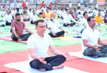 निरोगी जीवन जगण्यासाठी योगाचे महत्व अनन्यसाधारण* *: जिल्हाधिकारी डॉ.मंगेश गोंदावले