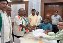 काँग्रेसकडून विधानपरिषद निवडणुकीत दिलीप बनसोड यांचा उमेदवारी अर्ज दाखल