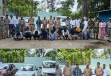 घरफोडी आणि चोरीच्या प्रयत्न प्रकरणी १० आरोपींना अटक