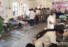 पोलिसांच्या रक्तदान शिबिरांत जमा झाले 503 युनिट रक्त