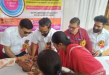 बाई गंगाबाई रुग्णालयात पल्स पोलिओ लसीकरण मोहिमेचे उद्घाटन