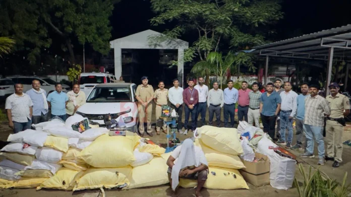 savli-tobacco-factory-raid-chandrapur