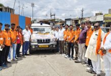 आषाढी वारीच्या सेवेसाठी जिल्ह्यातून प्रथमच आपत्ती व्यवस्थापन बचाव पथक रवाना
