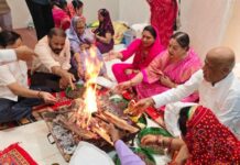 पूर्व विधायक गोपालदास अग्रवाल के प्रयत्नों से अग्रसेन द्वार के समीन भव्य श्रीराम मंदिर का नवनिर्माण संपन्न
