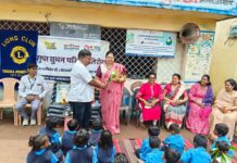 लायन्स क्लब पॉवरसिटी तिरोडा व सुपर वूमन क्लबच्या संयुक्त विद्यमाने चुरडी येथे वृक्षारोपण