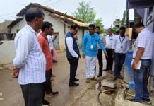 पालडोंगरी व आमगाव येथे संत गाडगेबाबा ग्राम स्वच्छता अभियानाची विभागीय तपासणी