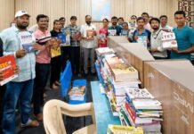 जि.प.उपाध्यक्ष हर्षेच्या हस्ते कट्टीपार येथील वाचनालयाला पुस्तकांचा संच भेट