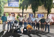 गांजाची वाहतूक करताना तरूणास पकडले