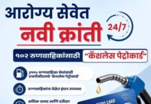 आरोग्य सेवेत तंत्रज्ञानाची नवी क्रांती : १०२ रुग्णवाहिकांसाठी ‘कॅशलेस पेट्रोकार्ड’ सुविधा