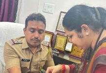 जि.प.सदस्या माधुरीताई रहांगडाले यांच्या नेतृत्वात तिरोड्यात लायन्स क्लबतर्फे आज भव्य रक्षाबंधन समारोह