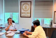 निमगाव (आंबेनाला) प्रकल्पाबाबत सचिव डवले यांच्याशी सकारात्मक चर्चा