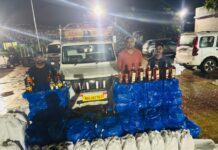 गडचिरोलीत पोलिसांची धडक कारवाई! तब्बल २२ लाख ९९ हजारांचा अवैध दारूसाठा व २ चारचाकी वाहने जप्त