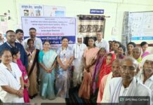 डोंगरगाव येथे ज्येष्ठ नागरिकांसाठी मोफत आरोग्य तपासणी शिबिर